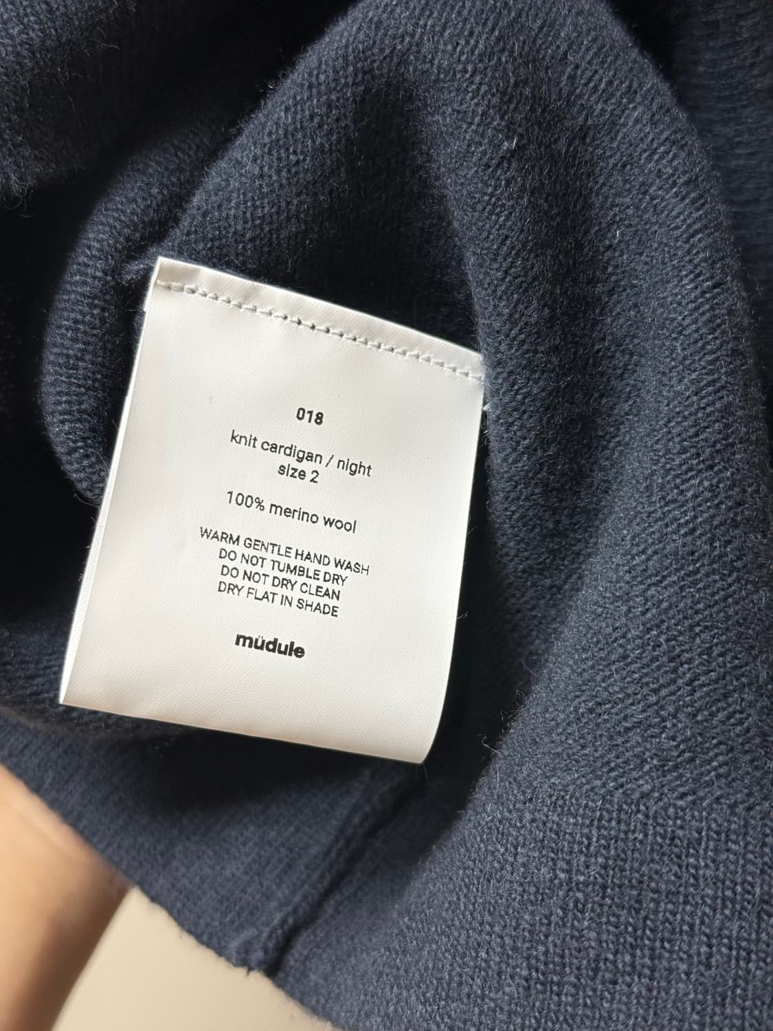 (2) mudule short knit cardigan night 상품이미지5