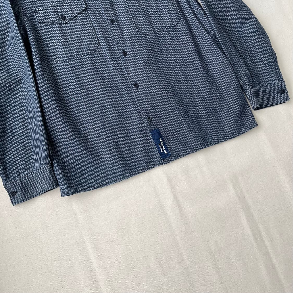 스톤아일랜드 2004 S/S 스트라이프 코튼 셔츠 상품이미지3