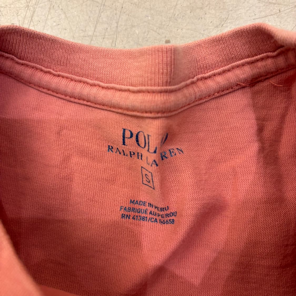 폴로 랄프로렌 빅포니 데미지 반팔티 상품이미지3