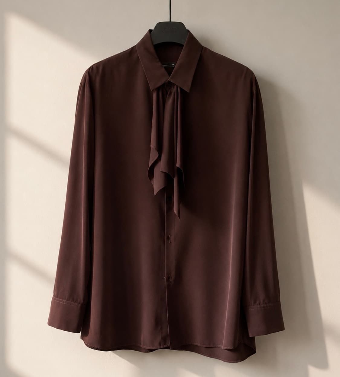 Lad musician frill shirt brown 상품이미지1