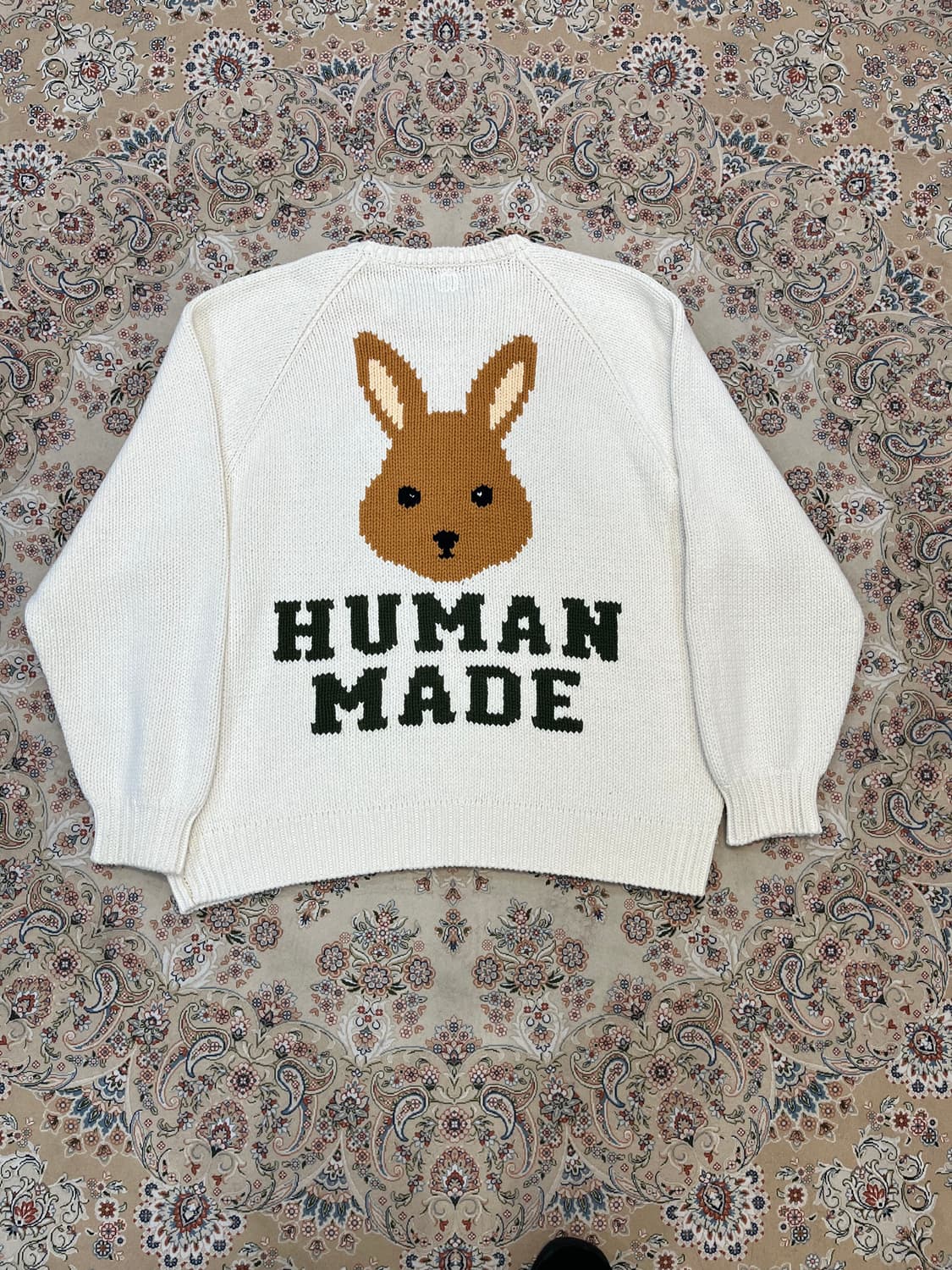 휴먼메이드 래빗 토끼 래글런 니트 상품이미지1