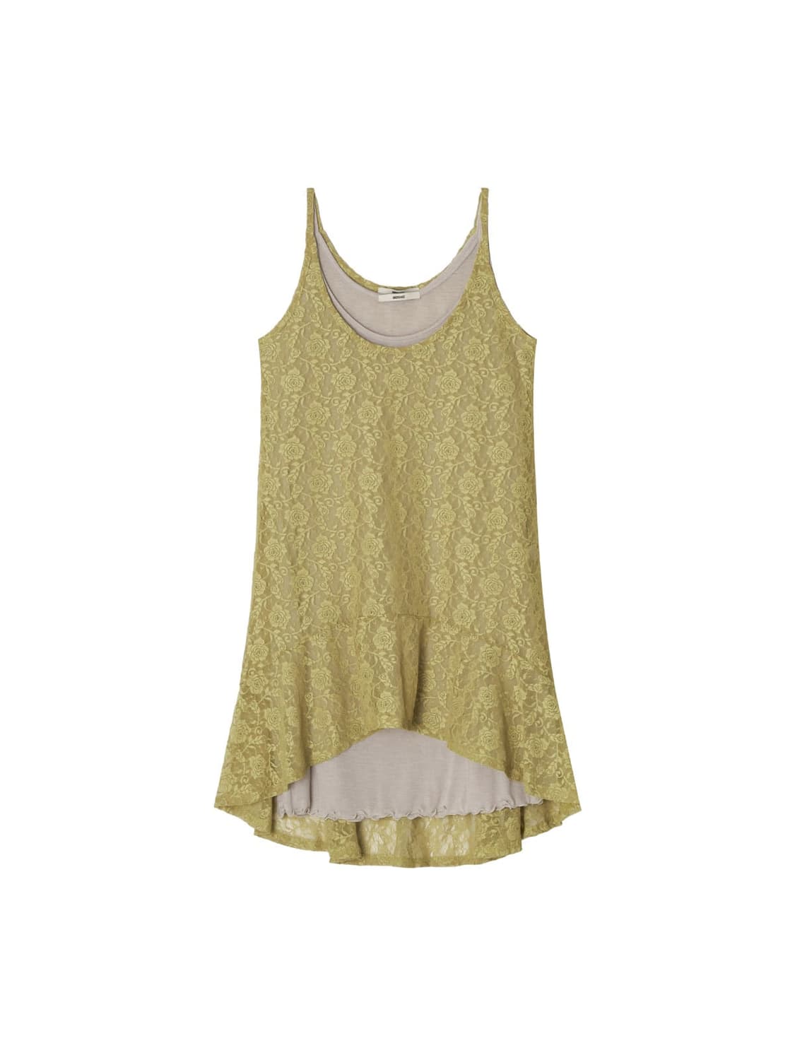아모르샤이 lace flare dress olive 상품이미지1