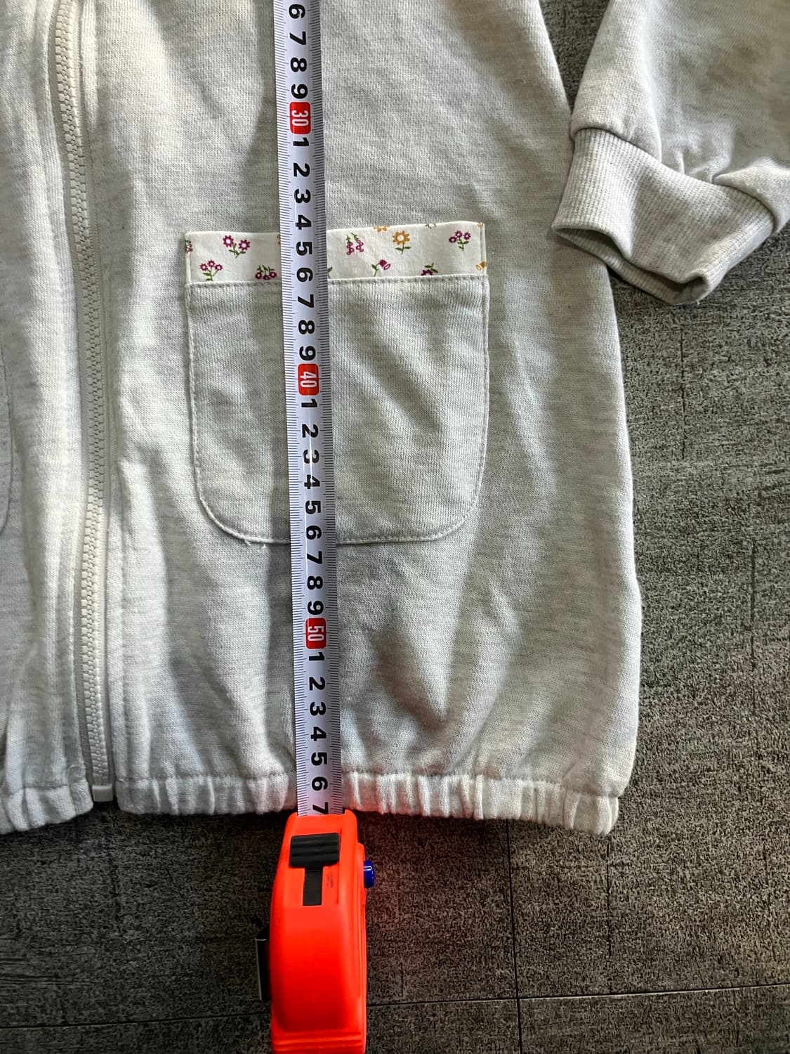 일본빈티지 Crugirl 하구미모리걸 라떼갸루 패치워크 후드집업 상품이미지3