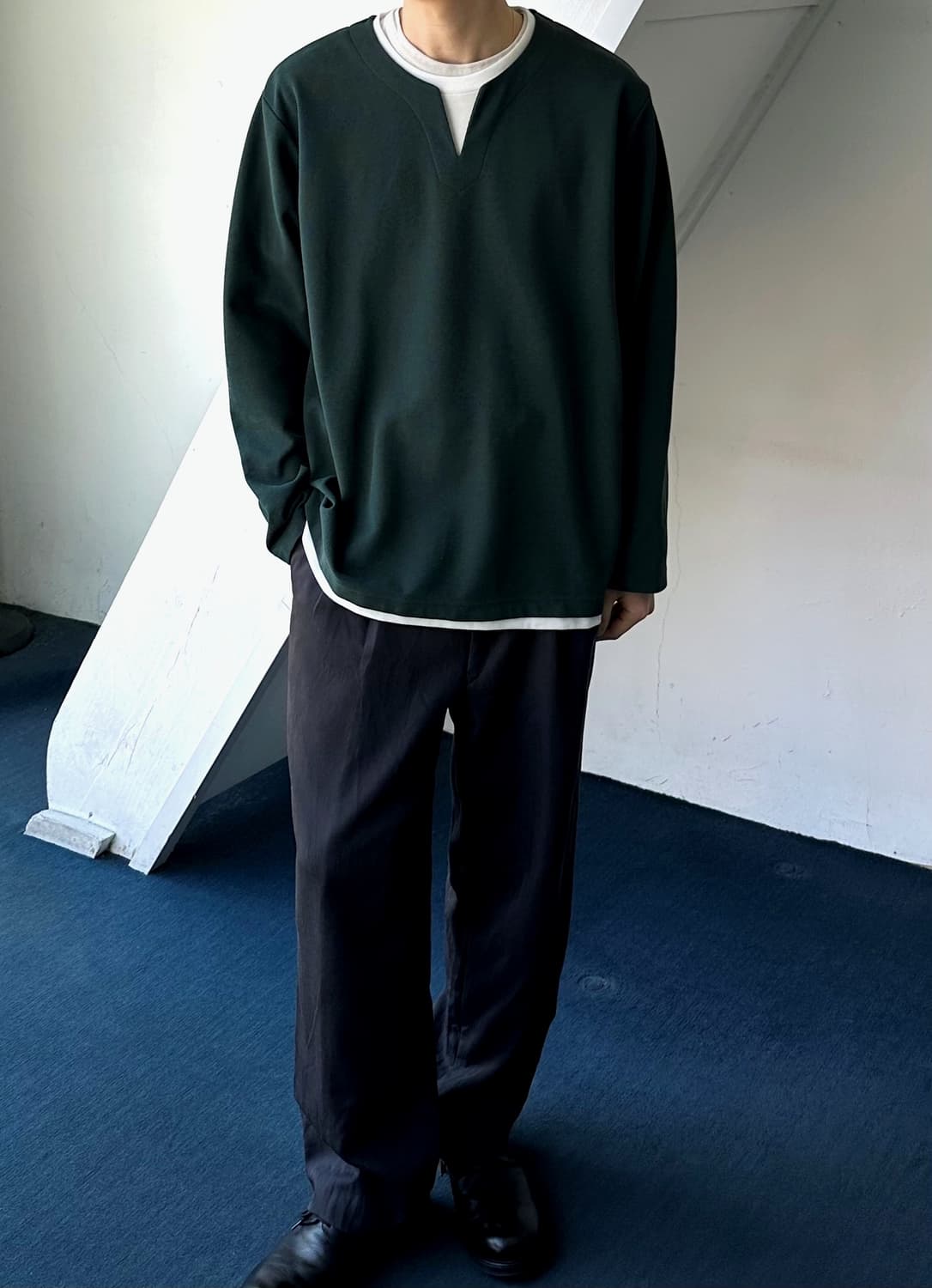 Design stripe L/S top 상품이미지8