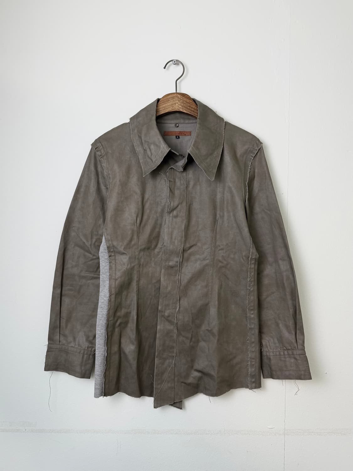 SOFFA 컷오프 코티드 셔츠 (MADE IN JAPAN) 상품이미지1