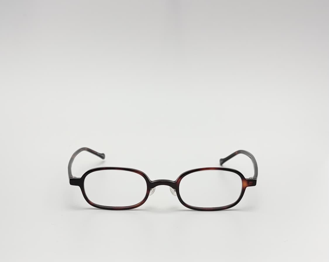 일본 빈티지 레오파드 뿔테 안경 상품이미지2