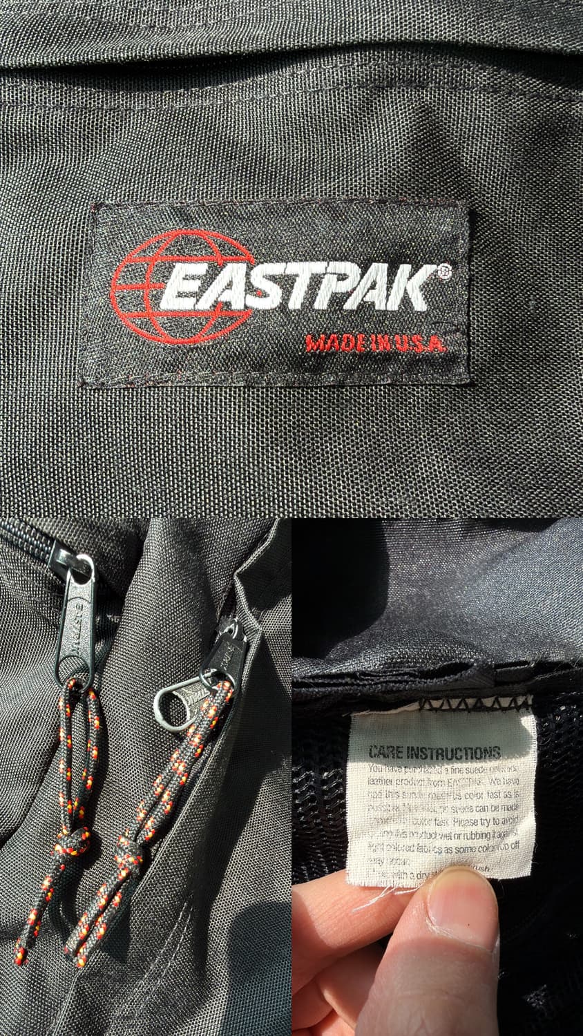 이스트팩 90s 빈티지 스웨이드 바텀 백팩 상품이미지10