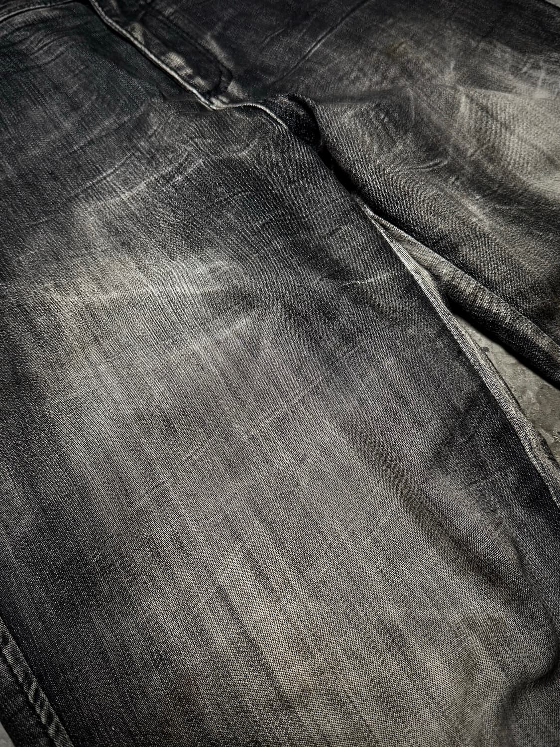 Spicy Denim – Black Wash Denim Pants 상품이미지3