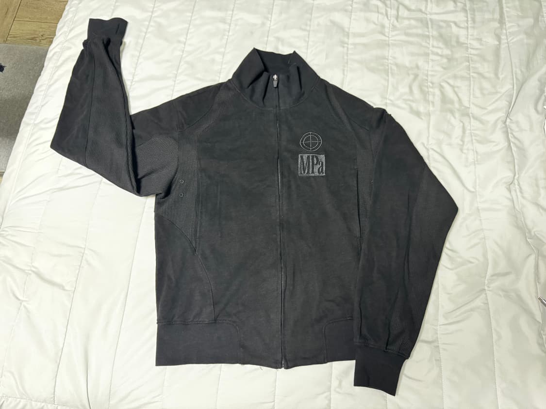 플라스틱프로덕트 집업 자켓 블랙 s 상품이미지4