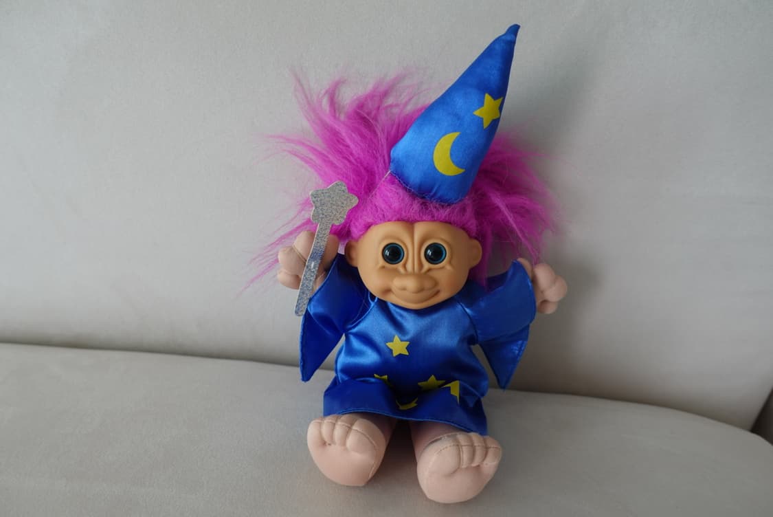 빈티지 마법사 트롤 인형 상품이미지1