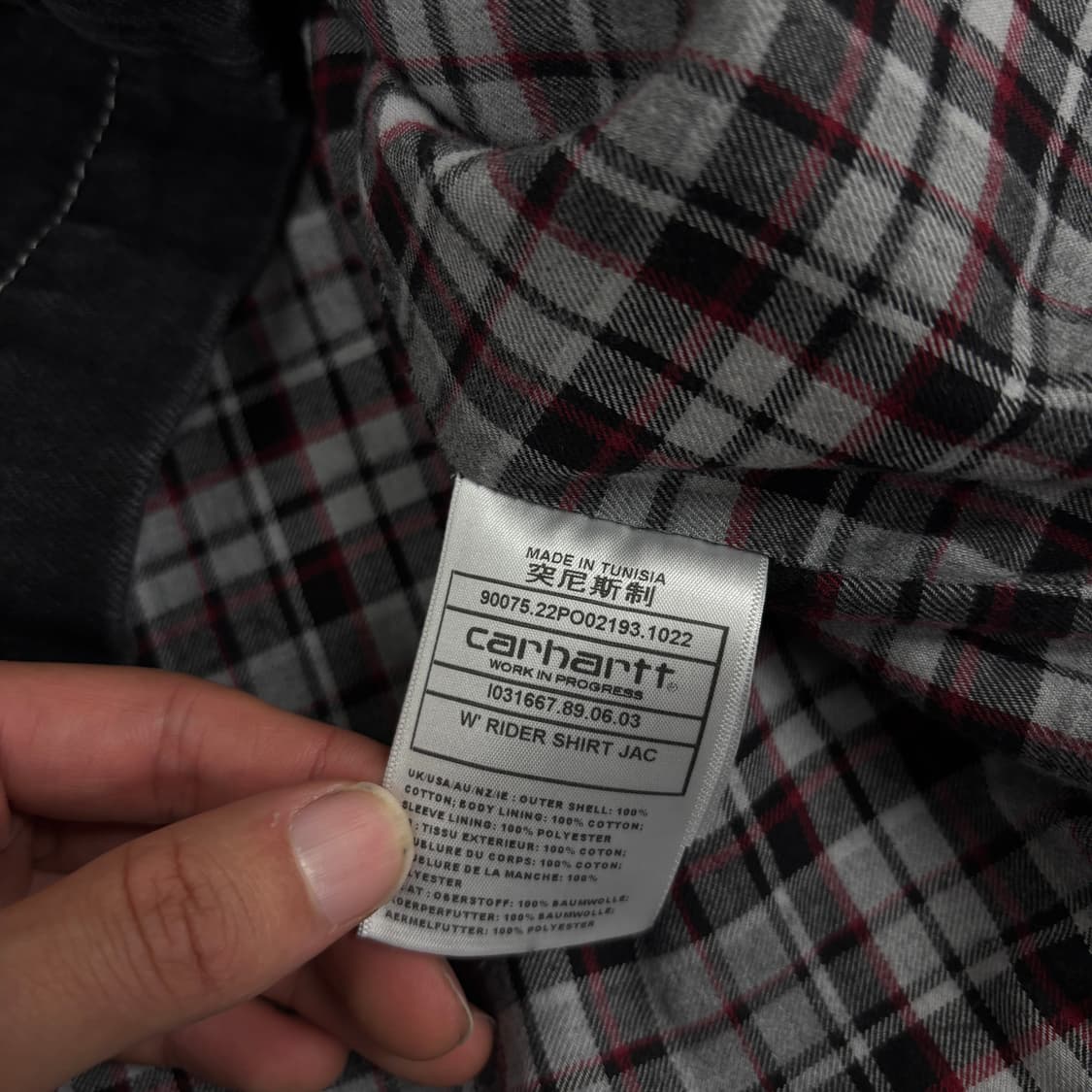 칼하트 WIP 셔츠 라이더 자켓 상품이미지9