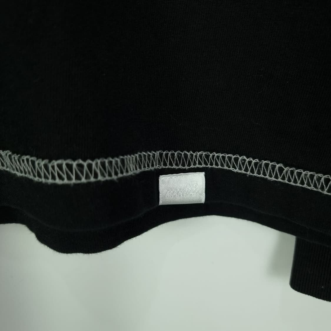 [노메뉴얼] 로고 프린팅 스티치 롱슬리브 긴팔티 블랙 M18599 상품이미지8