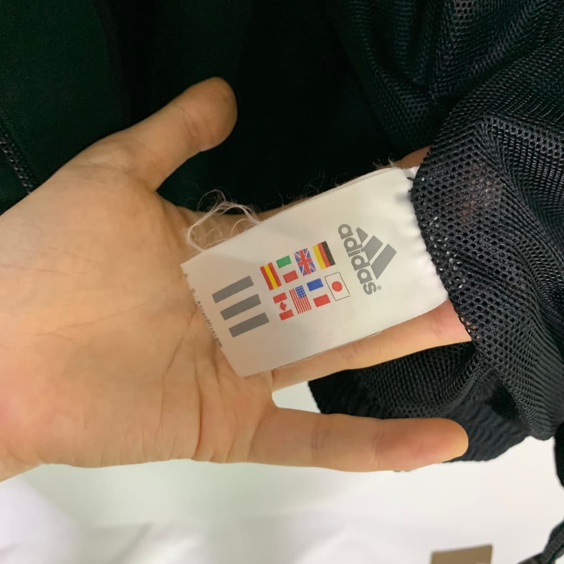 아디다스 빈티지 배색 3컬러 트랙탑 바람막이 점퍼 100 남녀공용 상품이미지10