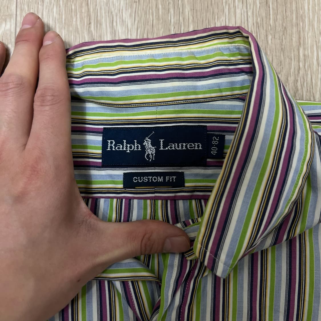 폴로 랄프로렌 스트라이프 셔츠 L/100  상품이미지5
