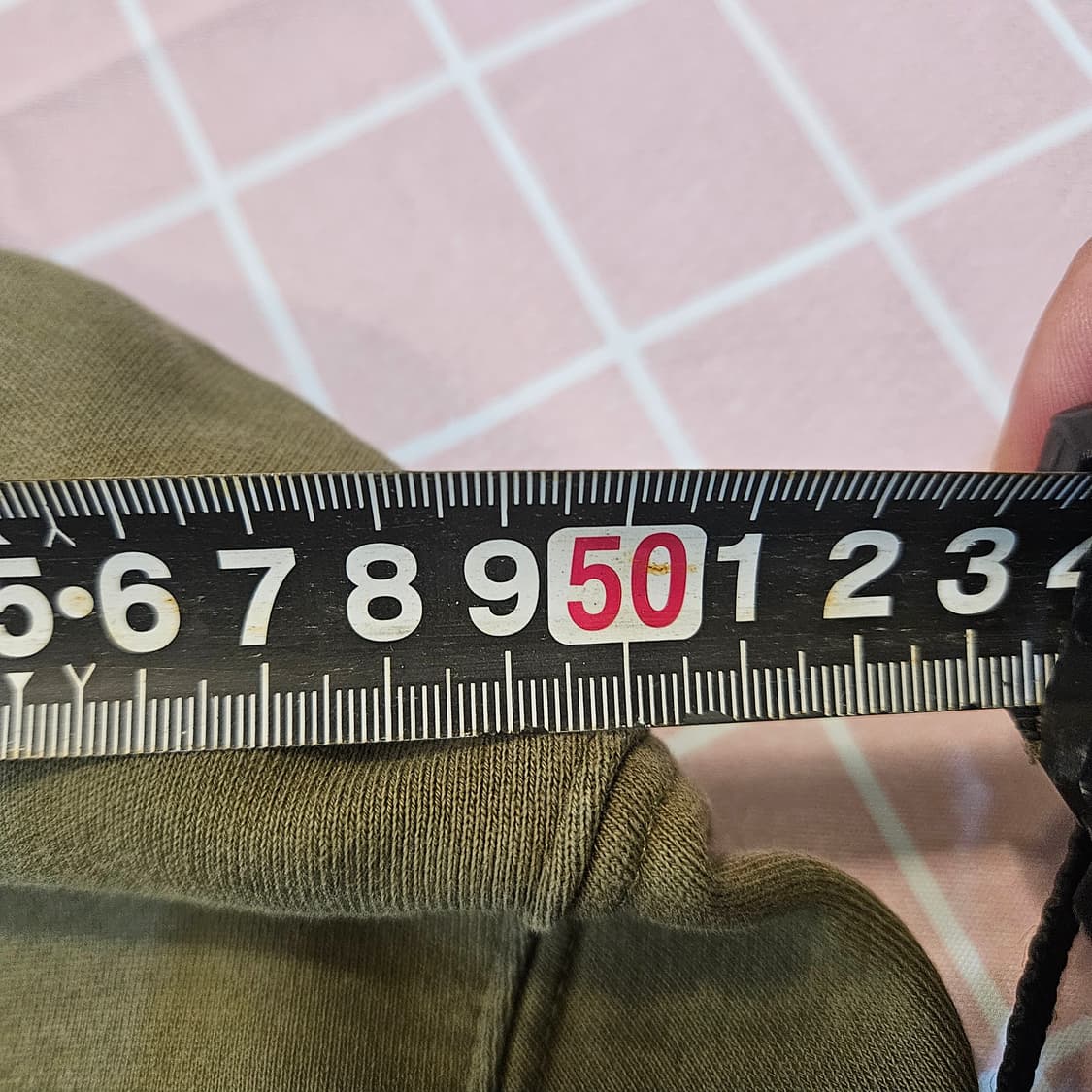 메종키츠네 폭스 패치 맨투맨 L 올리브 상품이미지7