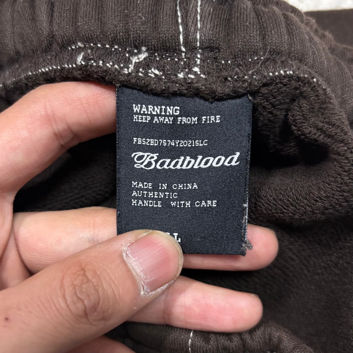 BADBLOOD Heavyweight Wide Jogger Pants 상품이미지8