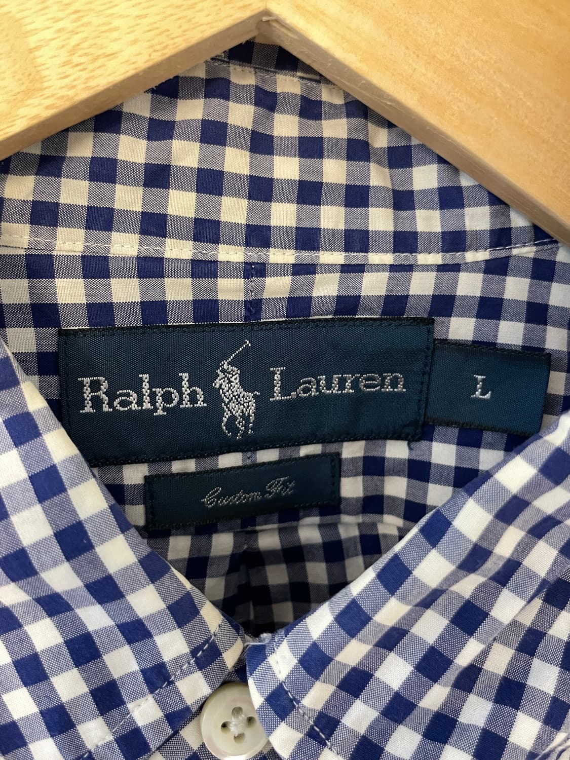 폴로 커스텀핏 체크 셔츠  상품이미지6