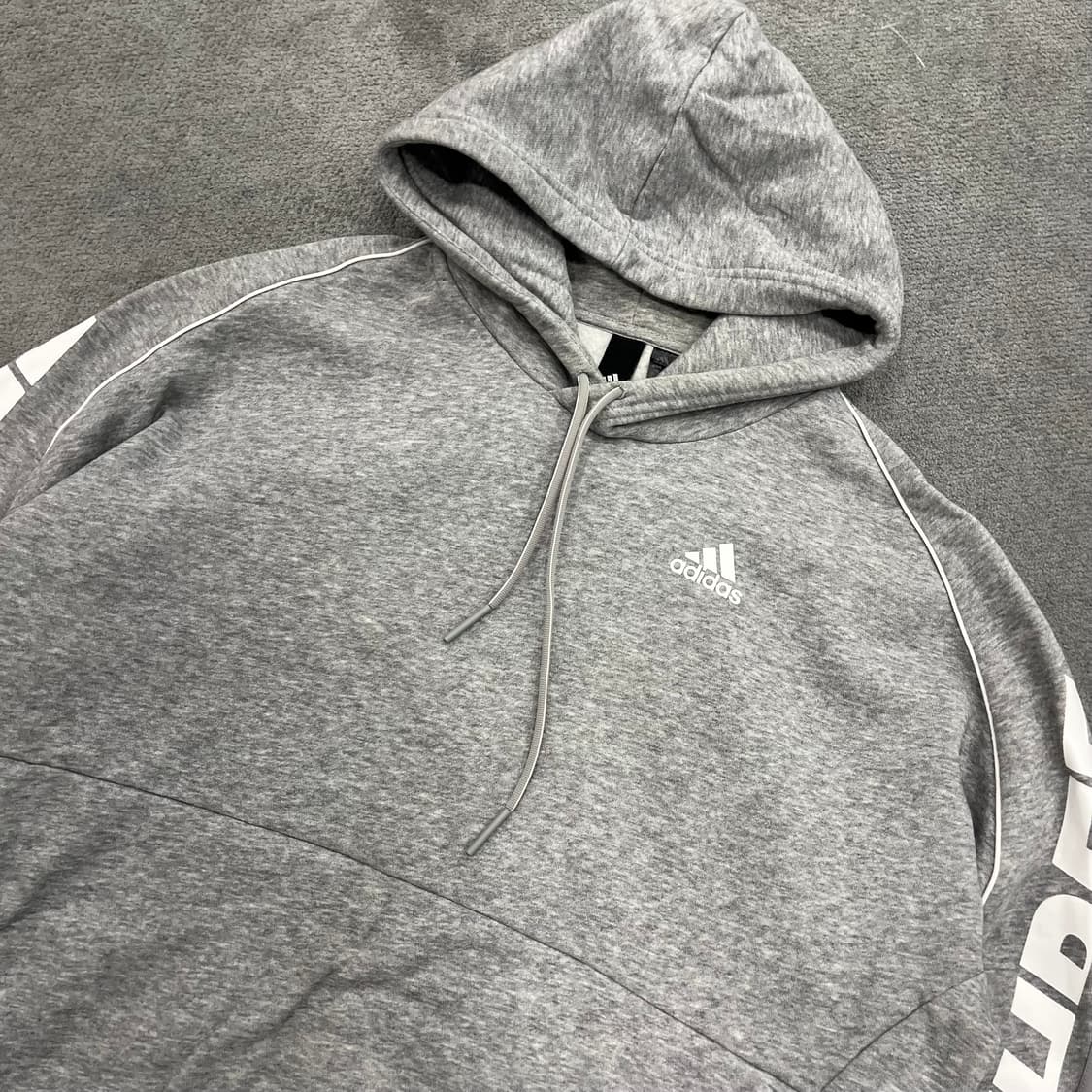 M 아디다스 그레이 후드티 상품이미지2