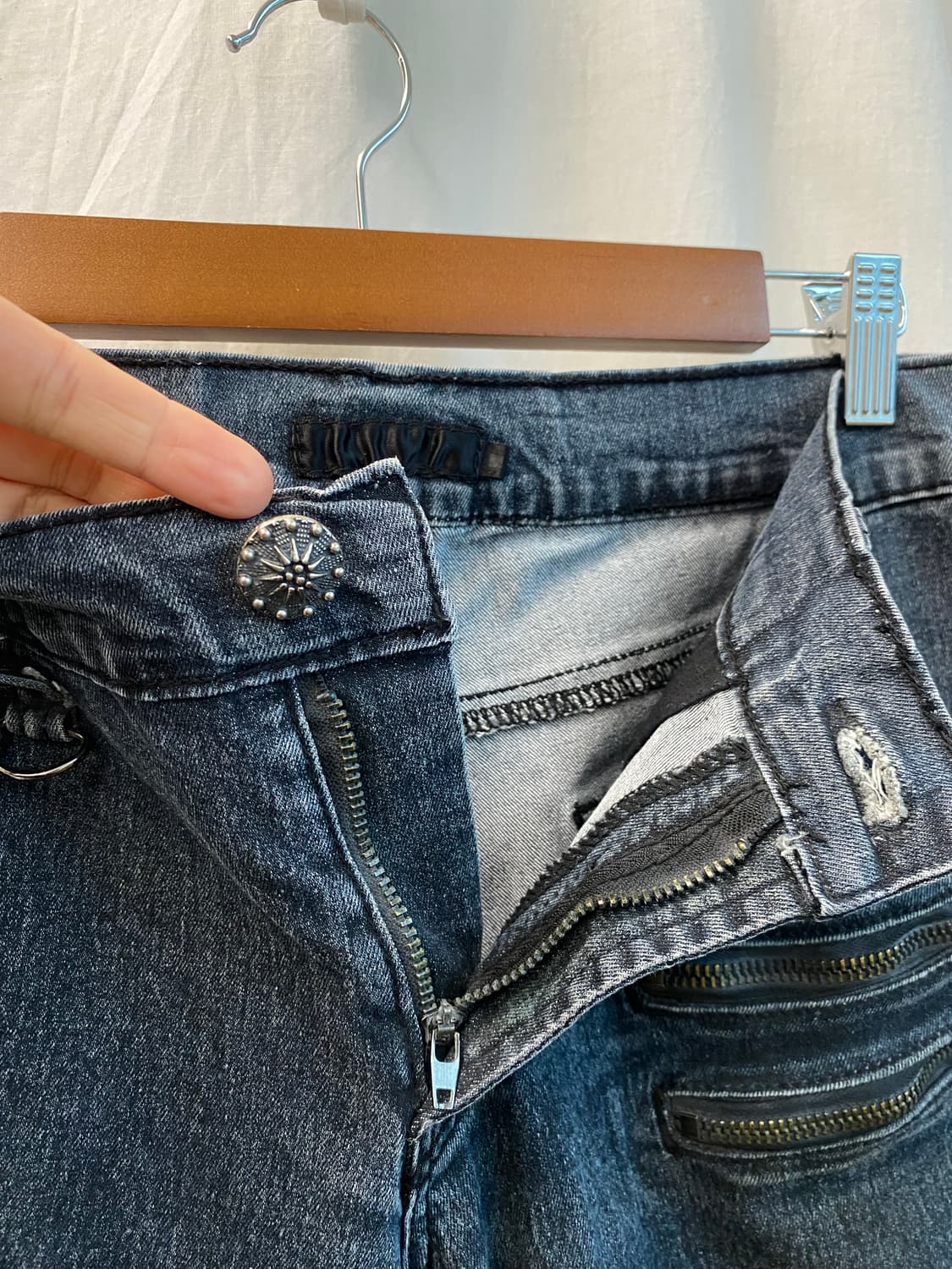 스트레치 데님 숏츠(30) 상품이미지5