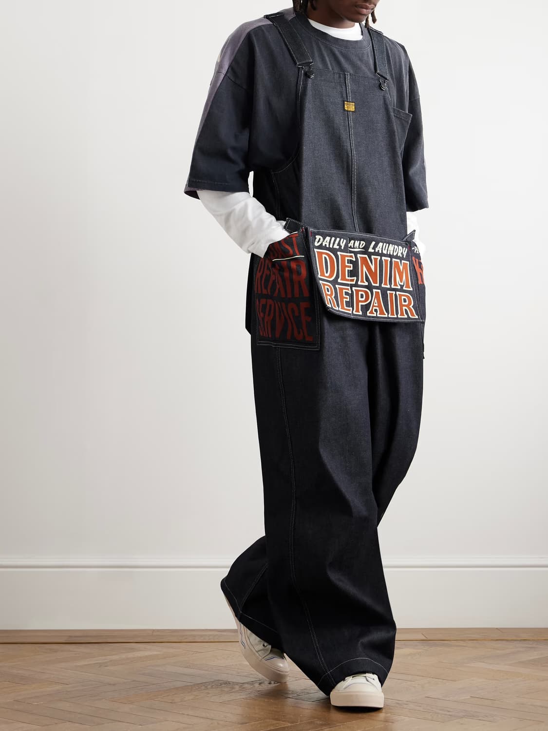 [ONE SIZE] 캐피탈 11.5온즈 데님 애드 오버롤 인디고 상품이미지2