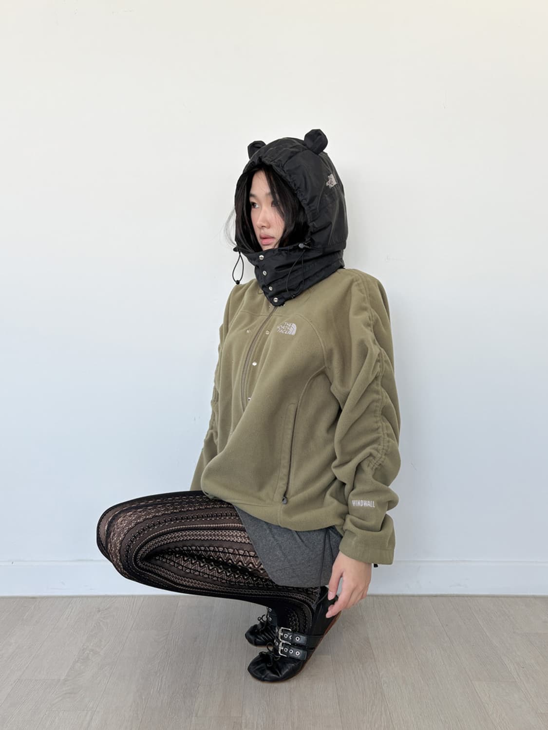 피린스튜디오 노스페이스 곰돌이모자 (업사이클링 제품) 상품이미지2