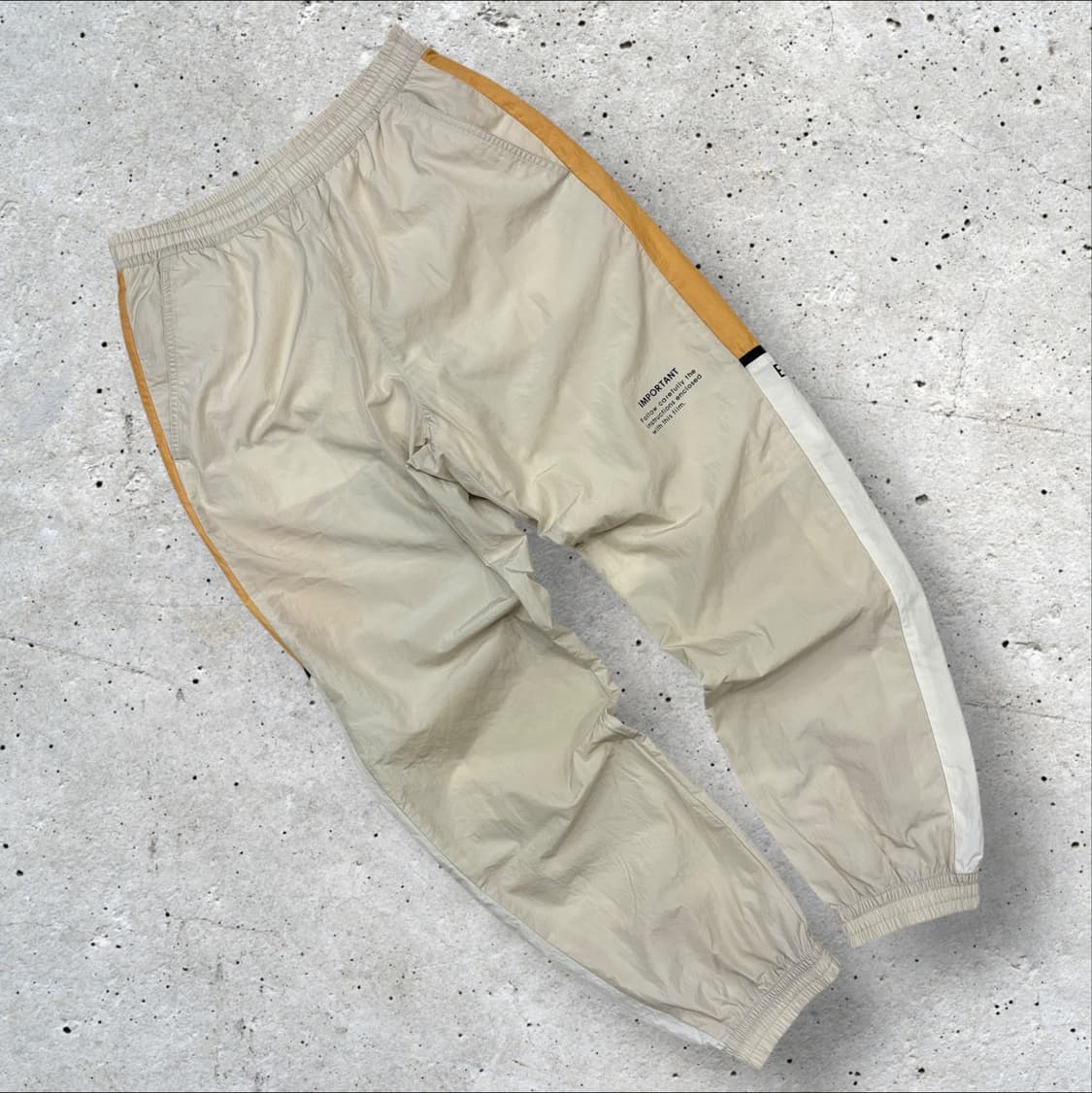 [S] 코닥 컬러블록 나일론 트랙 팬츠 D132 상품이미지2