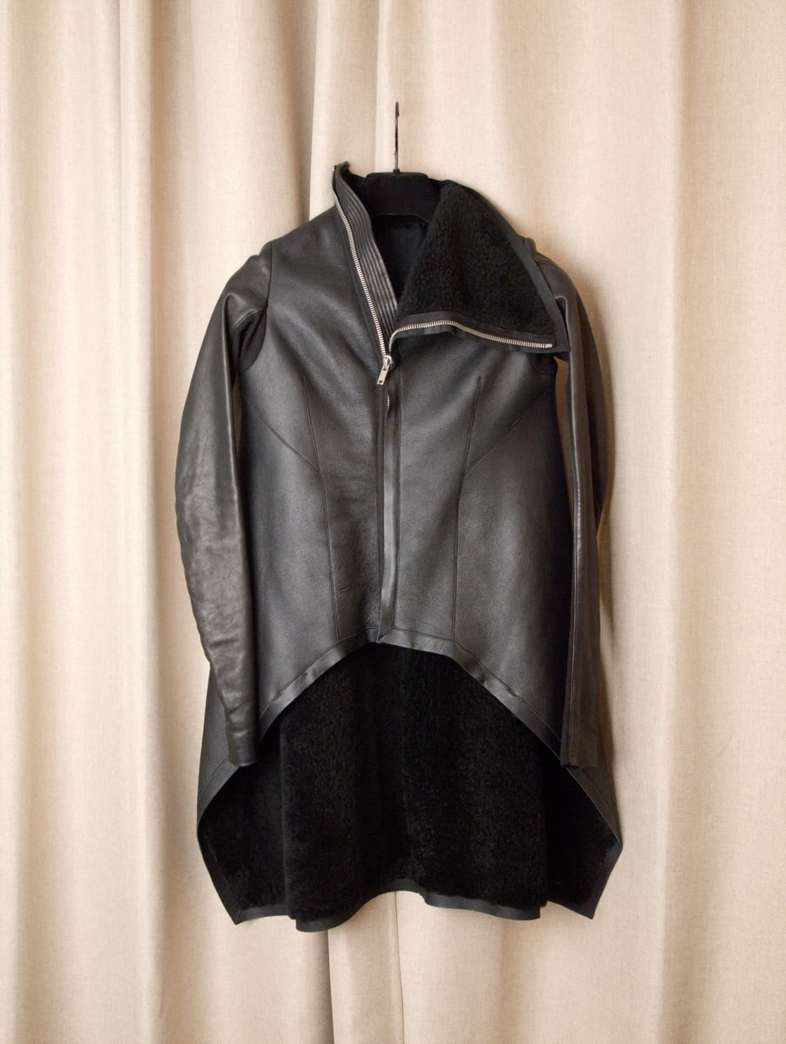 Lamb Mouton Leather Jacket 상품이미지1