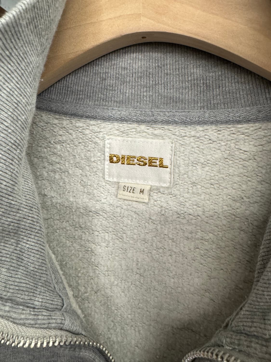 디젤 그레이 트랙탑 져지 집업 상품이미지3