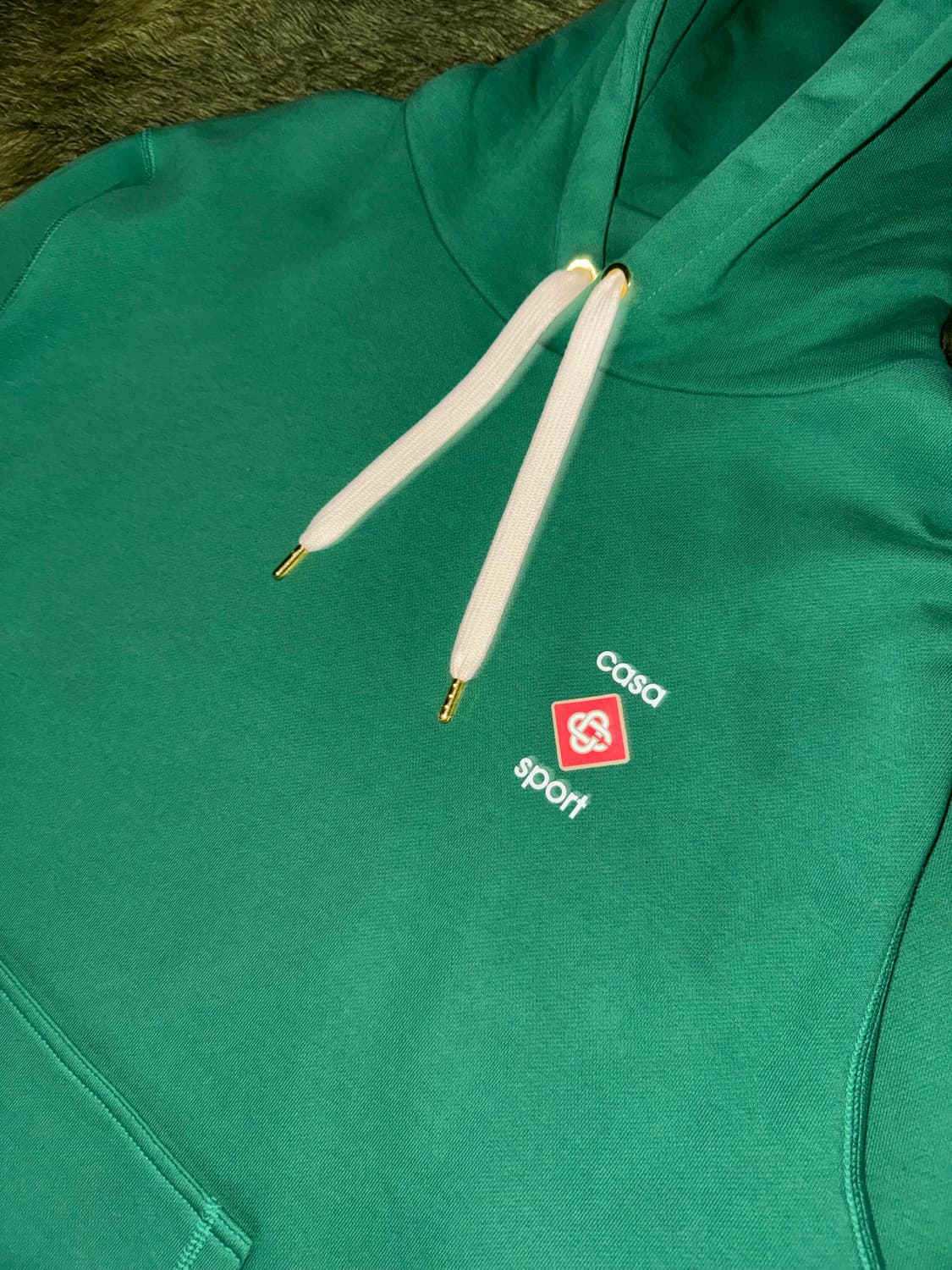 [L] Casablanca 카사블랑카 Casa Sport 로고 후디 그린 상품이미지2