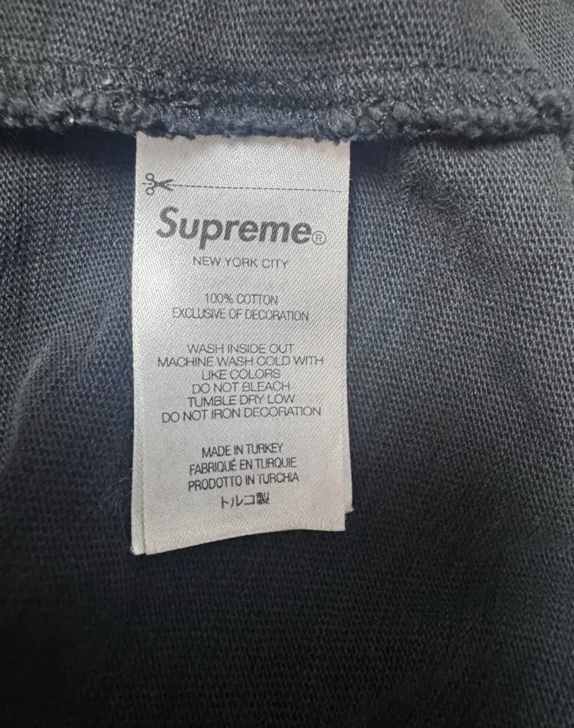 슈프림 올드 잉글리시 반팔 L사이즈 블랙 상품이미지5