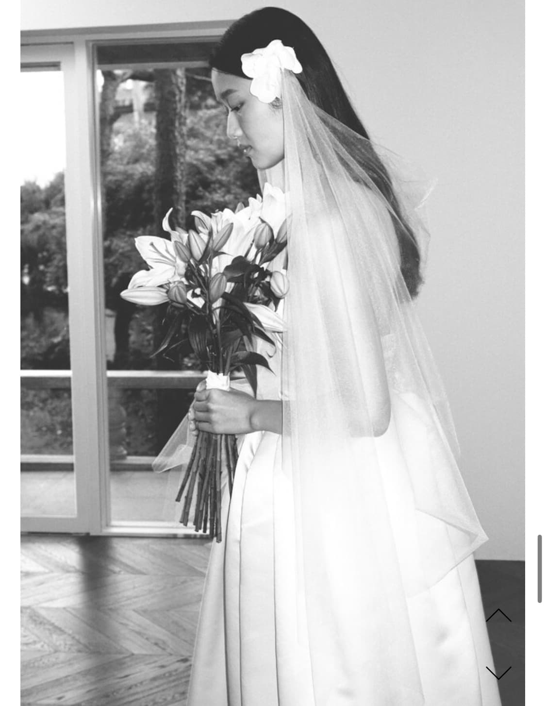 [POSYVEIL X TIISSUE] SILK FLOWER VEIL 상품이미지4