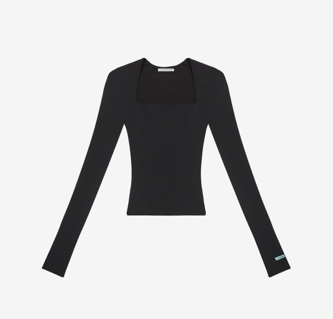 인스턴트펑크 스퀘어넥 니트 상품이미지3