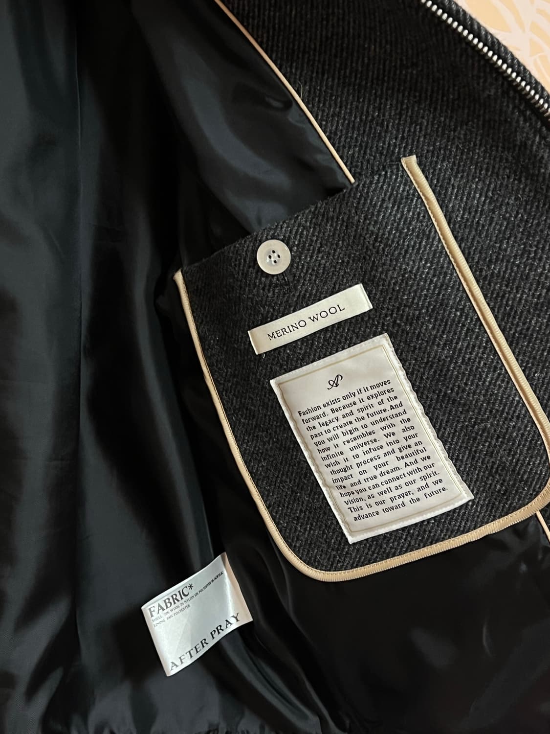 M/차콜 애프터프레이 리가즈 해링턴 블루종 상품이미지5