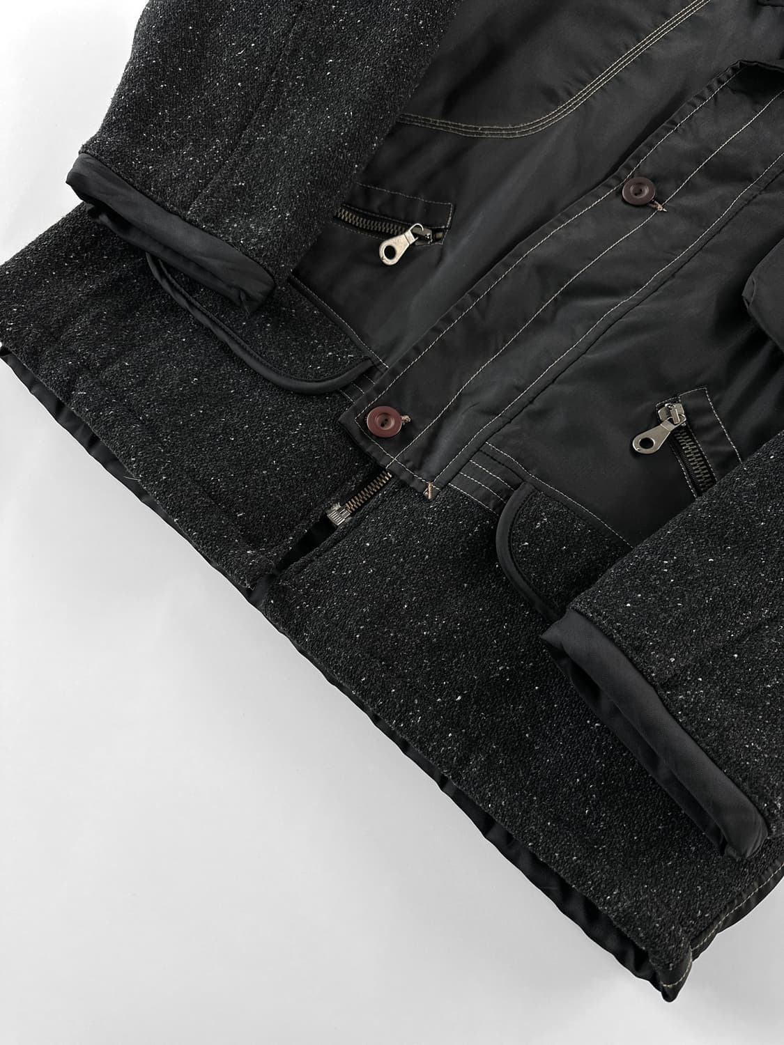 빈티지 EXIGO 테크니컬 울 믹스 자켓 상품이미지7