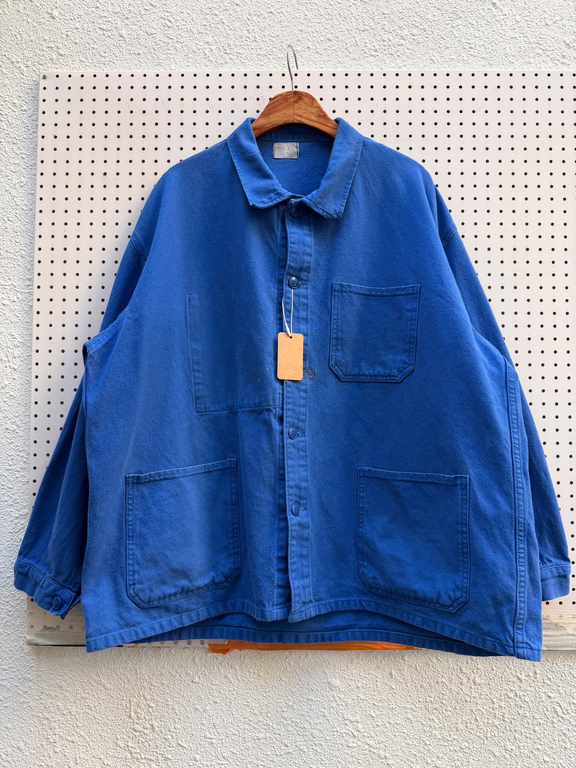 OLD VINTAGE WASHED BIG SIZE 프렌치워크자켓 상품이미지1