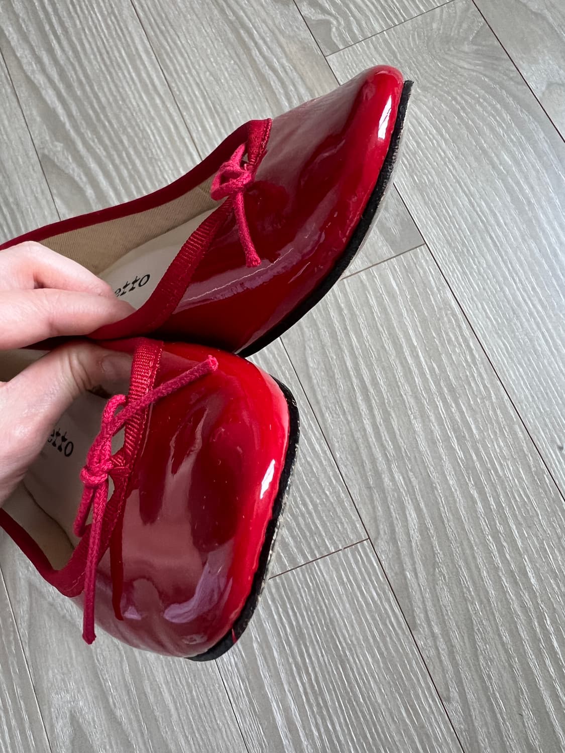 레페토 플랫슈즈 까미유 레드 37 상품이미지5