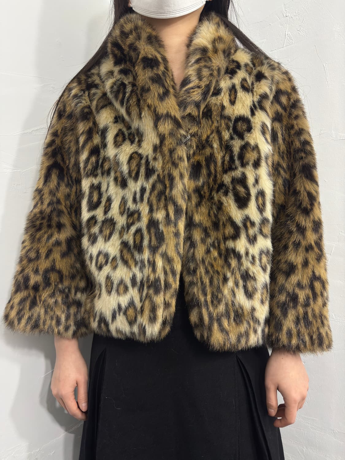 leopard fur jacket 상품이미지1