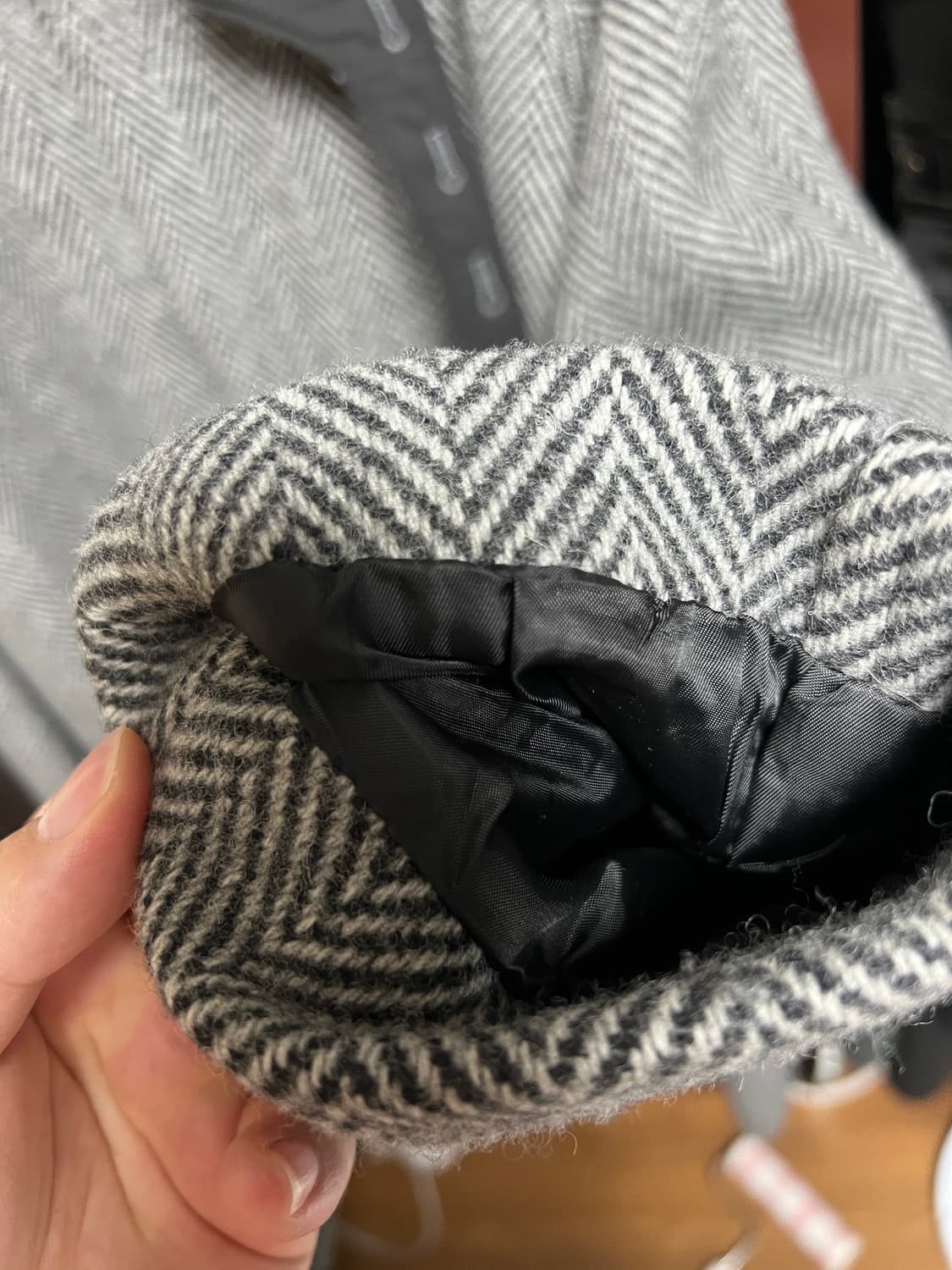 DNSR 빅카라 오버사이즈 발마칸 코트 M 상품이미지3