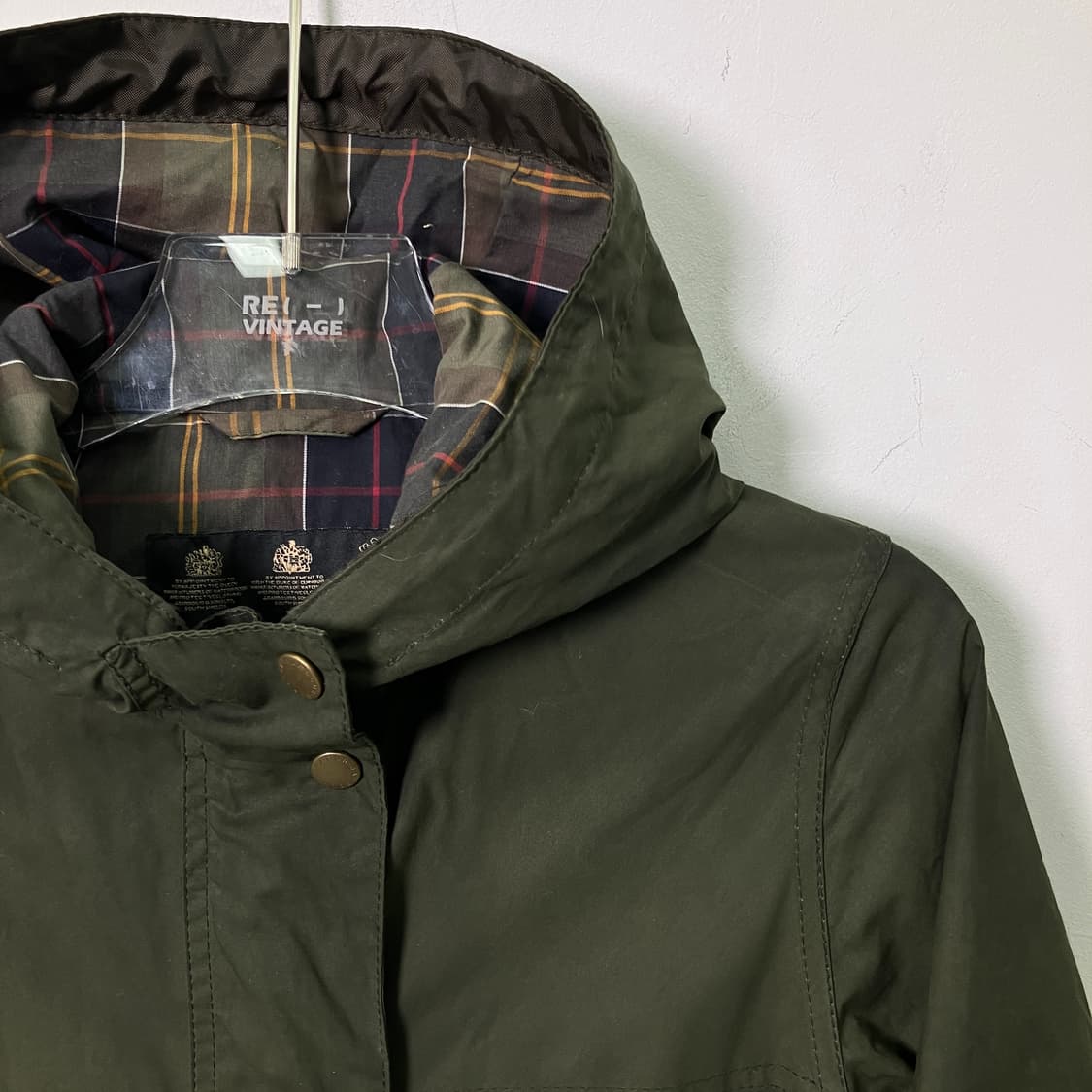 바버 라이트웨이트 더럼 왁스 자켓 38 상품이미지4