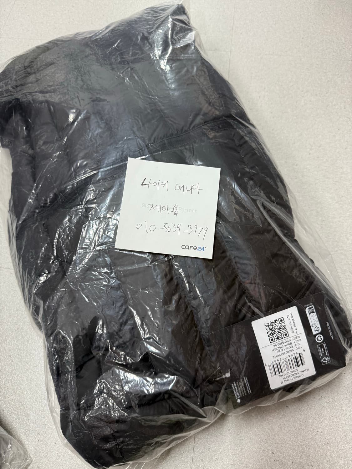 아크테릭스 세륨 후디 블랙 XL 25fw 상품이미지1
