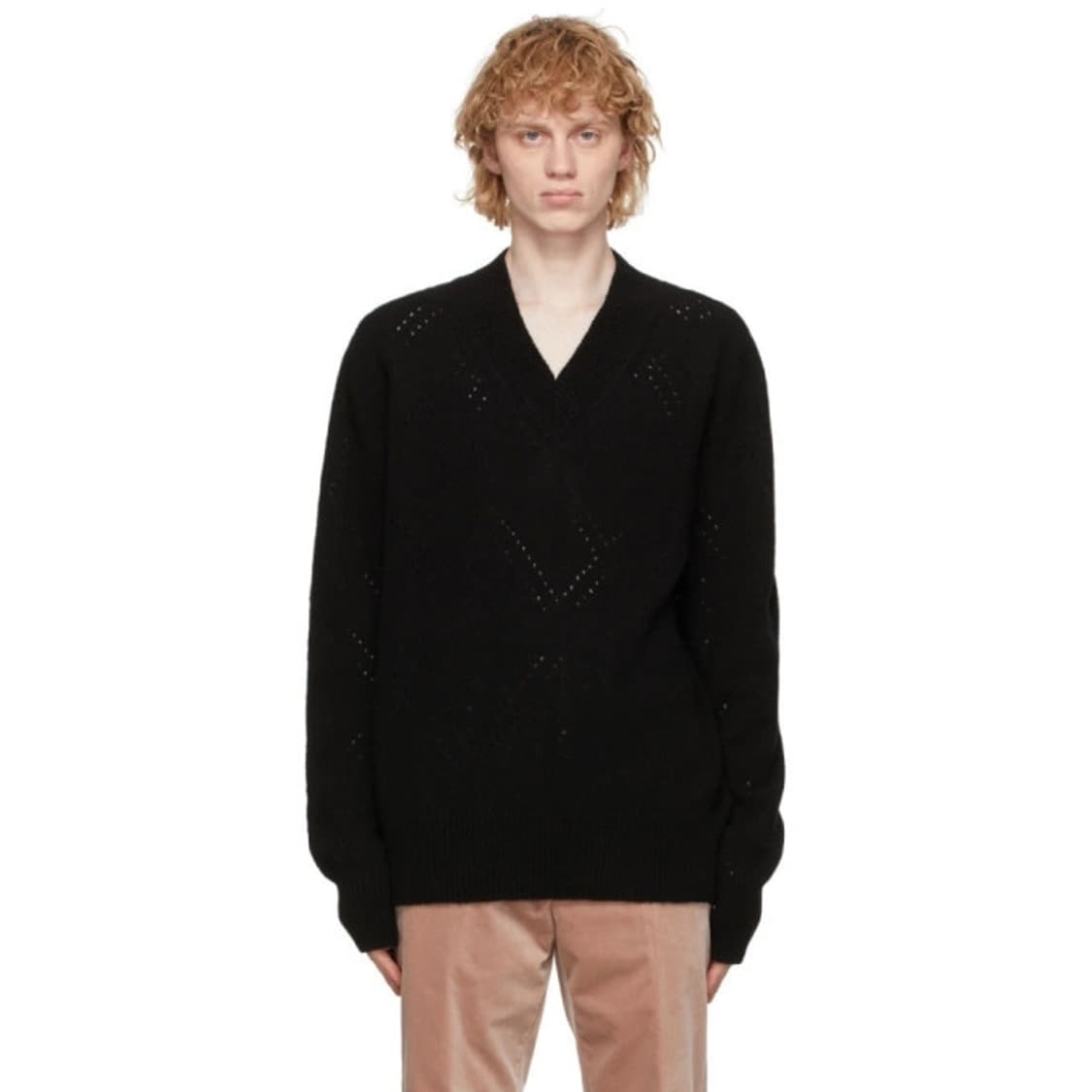 로샤스 옴므 울 브이넥 스웨터 상품이미지4