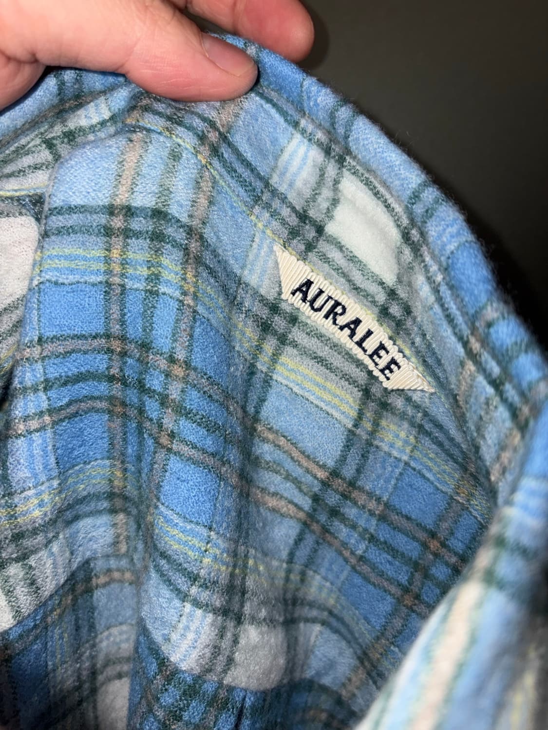 오라리 24 aw 에어리울 셔츠 4사이즈 상품이미지2