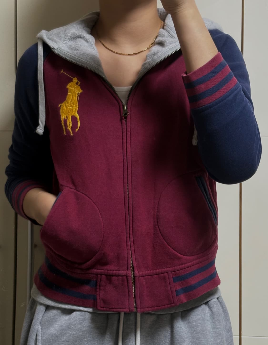 포로 랄프로렌 빅포니 바시티 져지 상품이미지1