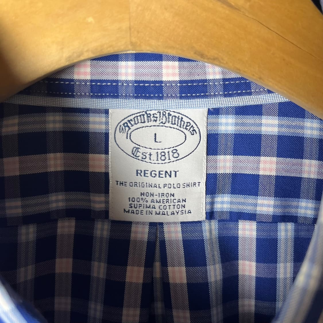 [Brooks Brothers] 브룩스브라더스 리젠트 체크셔츠 상품이미지4