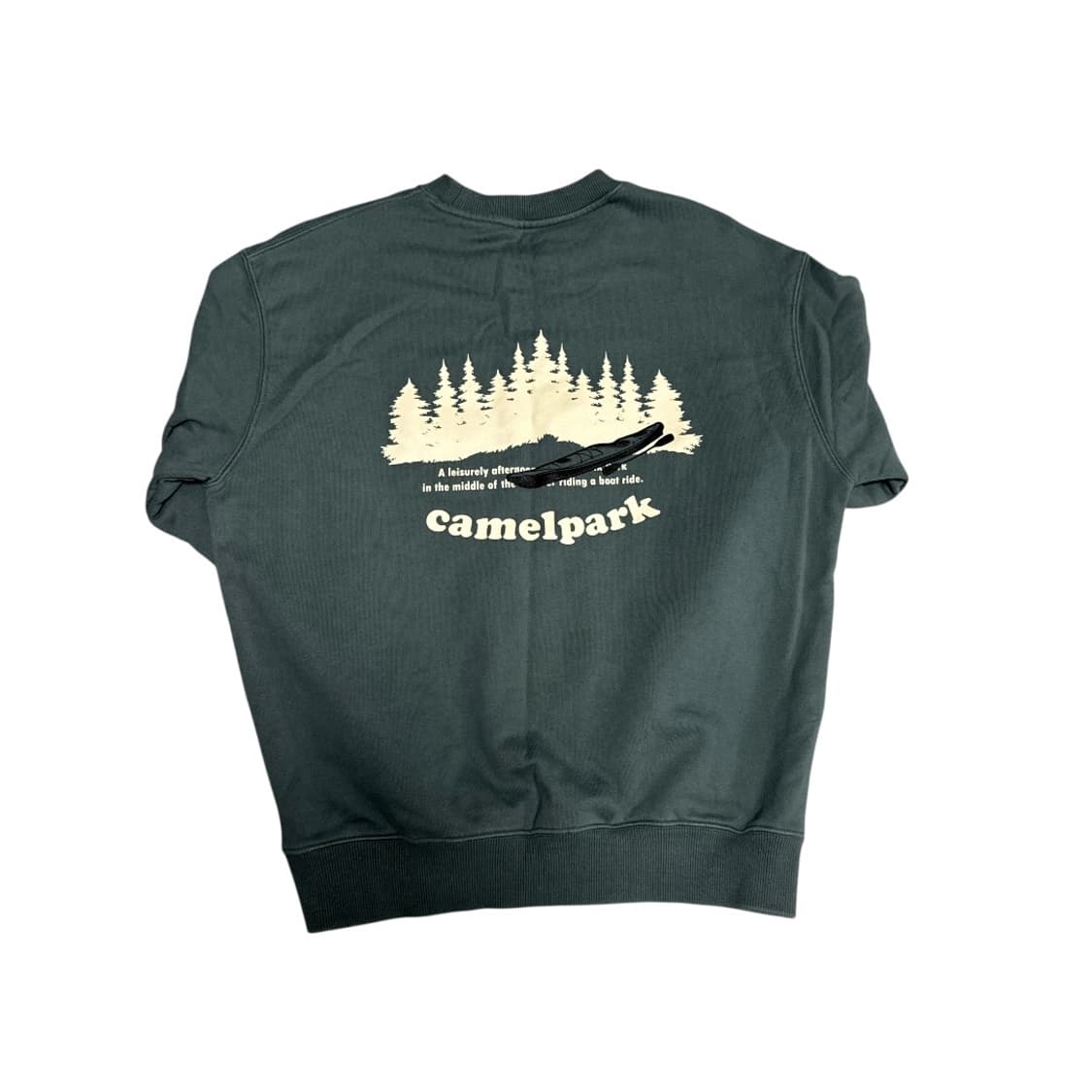 카멜워크 백 프린팅 맨투맨  상품이미지2