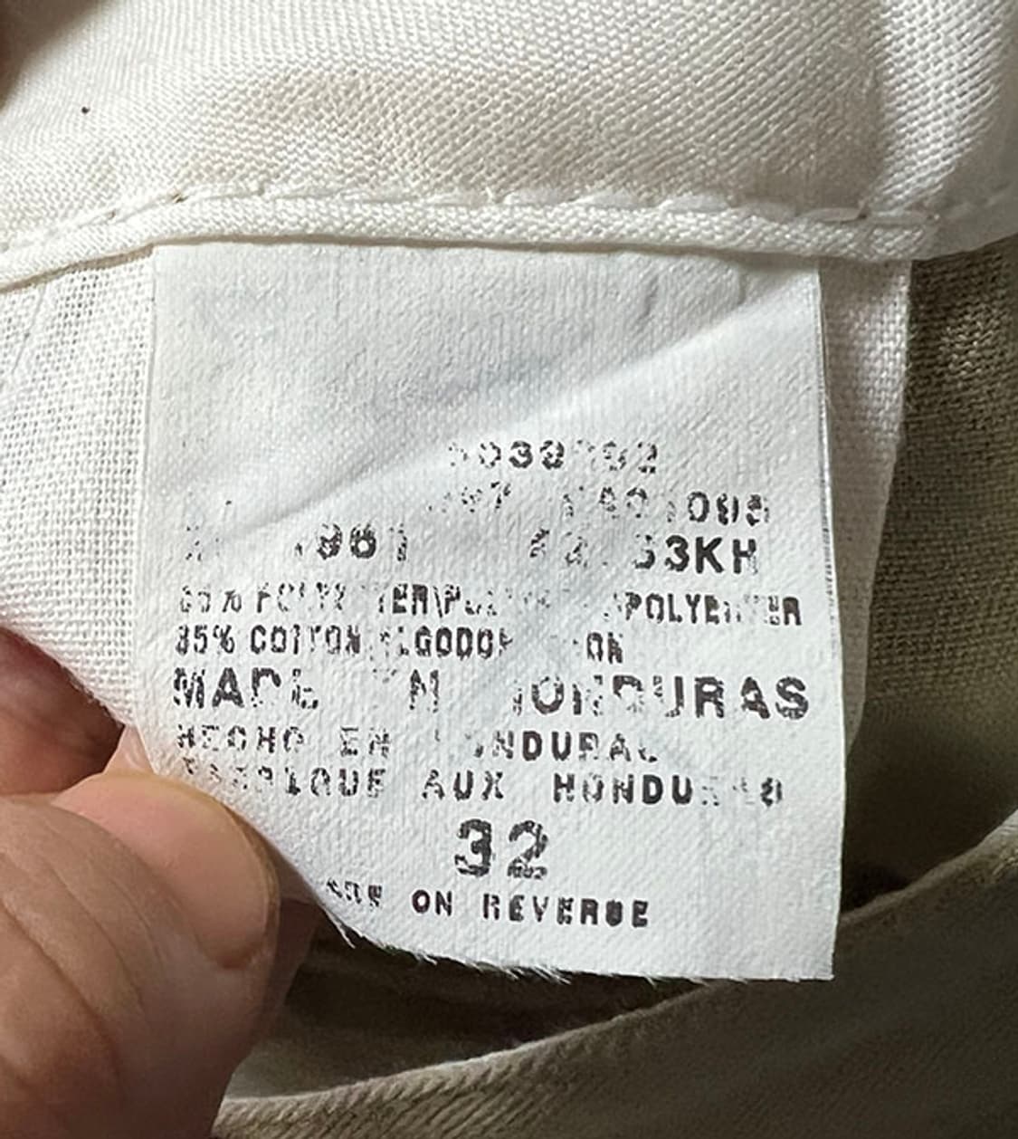 디키즈 13인치 루즈핏 남자 워크쇼츠 카키베이지 온두라스판 M 30 상품이미지4