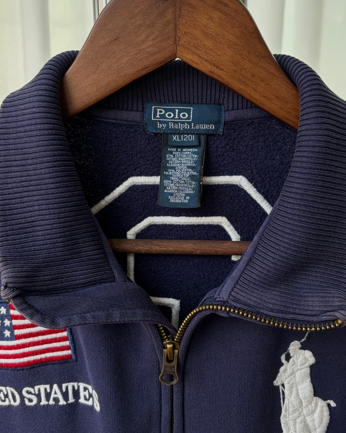 [M]폴로 랄프로렌 빅포니 USA 성조기 치프키프 집업 상품이미지9