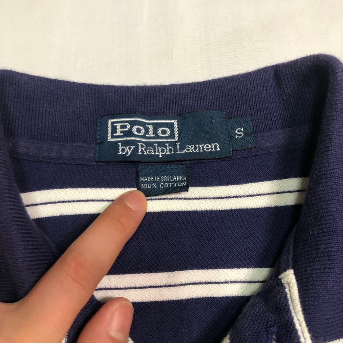 폴로 랄프로렌 스몰로고 스트라이프 PK 상품이미지4