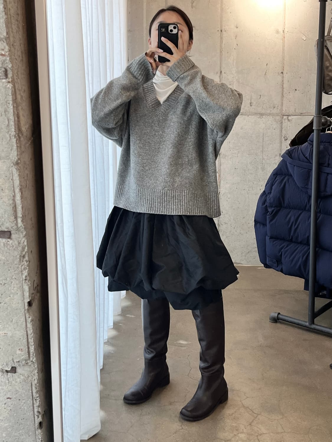 rene 벌룬 스커트 블랙 상품이미지7