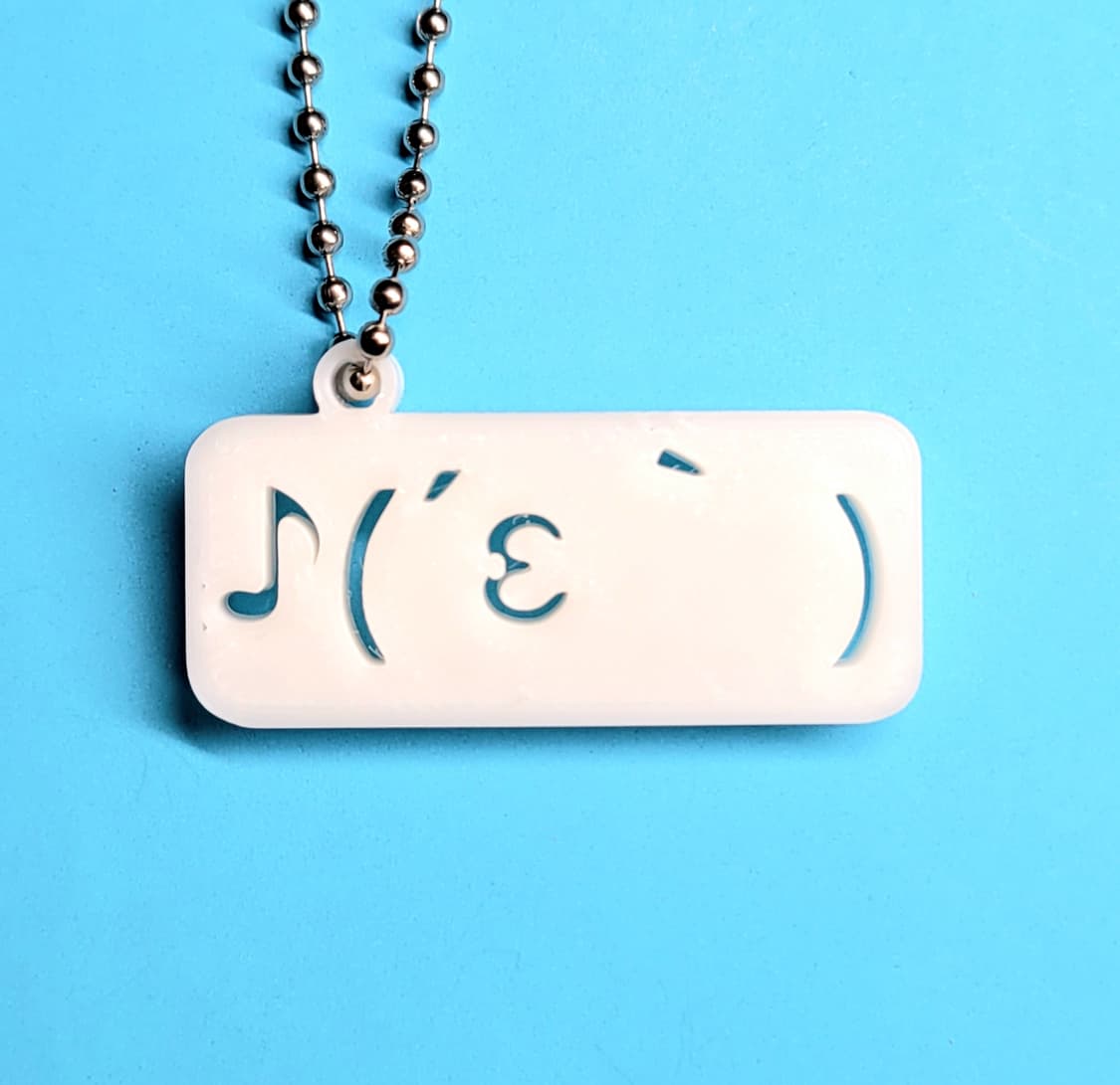 휘슬 이모티콘 키링 키체인 y2k 상품이미지1